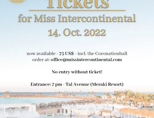 Tickets for Miss Intercontinental